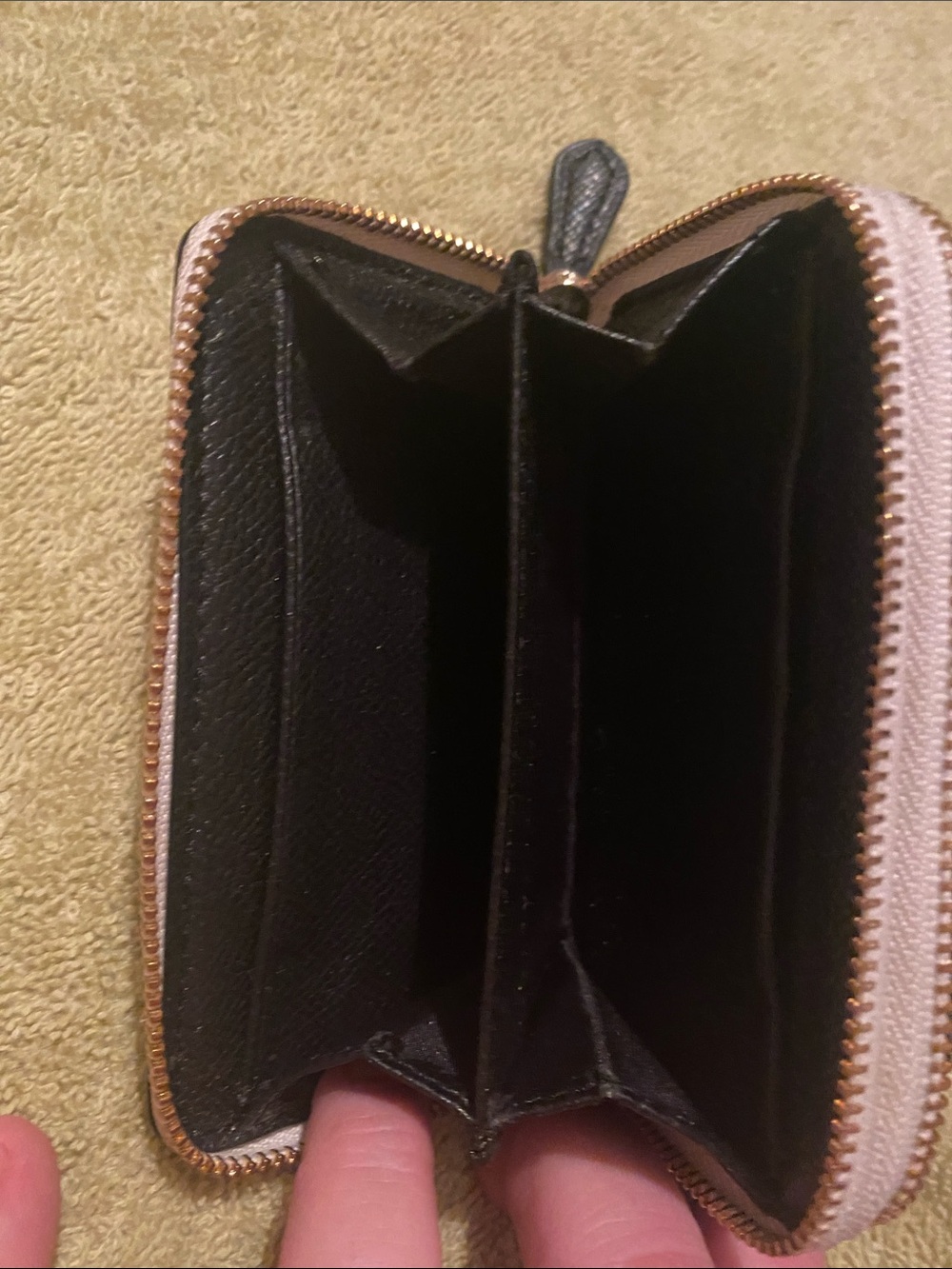 Coach Floral Zip Around Wallet - Picture 6 of 10
